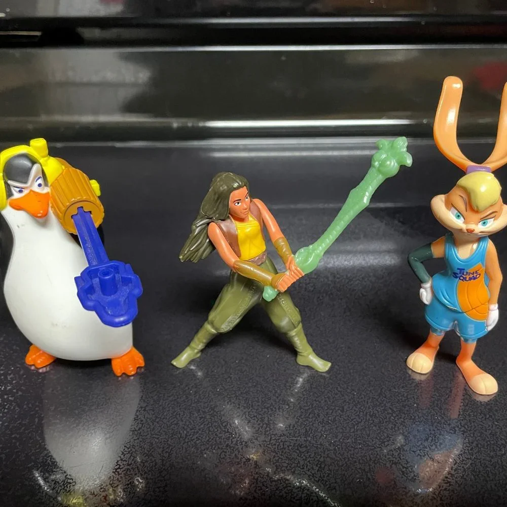 Bundle of 6 McDonald's Fast Food Meal toys